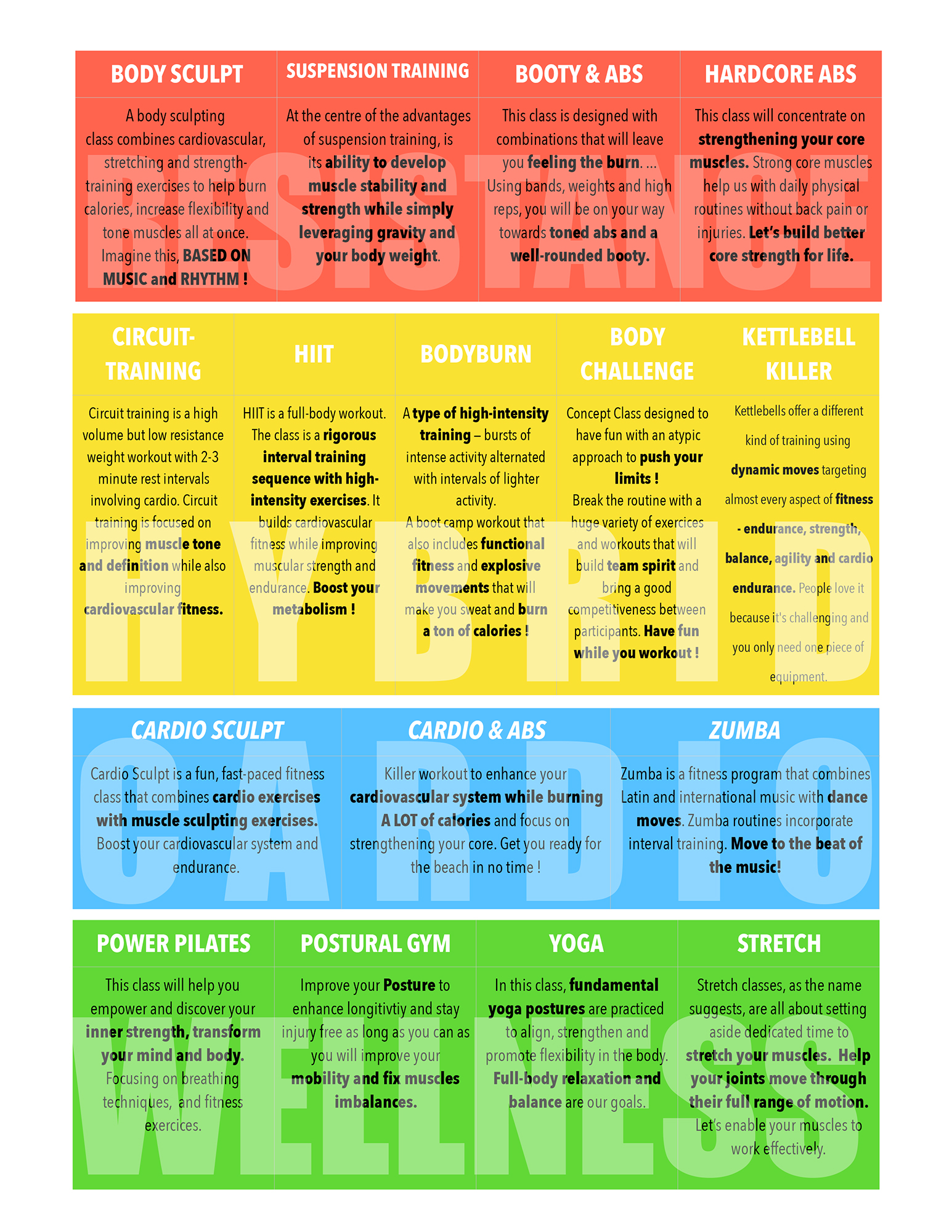 MPower Magic Class Descriptions
