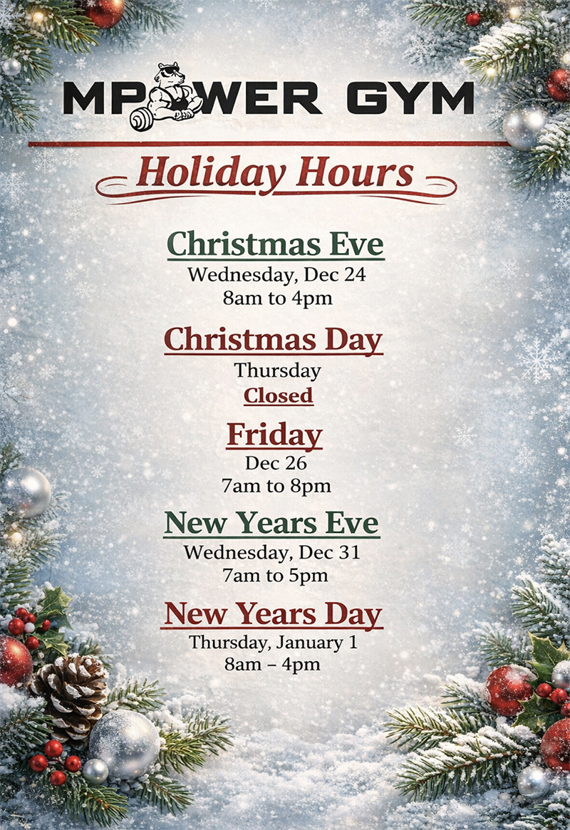 Holiday Hours